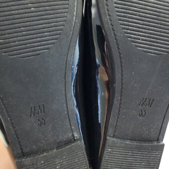 (Pre-loved) Black - H&M Ballet Shoes with Bow - Picture 3 of 8